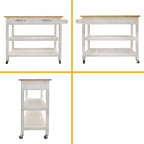 Îlot de cuisine et chariot de cuisine (sans tabouret)