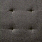 Fauteuil futon capitonné convertible en tissu contemporain
