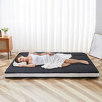 Matelas futon japonais à enrouler avec sac de rangement