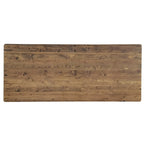 Table de salle à manger pliante rectangulaire rustique en pin massif, 8' x 40