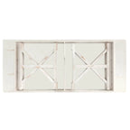 Table de salle à manger pliante rectangulaire rustique en pin massif, 8' x 40