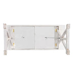 Table de salle à manger pliante rectangulaire rustique en pin massif, 8' x 40