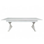 Table de salle à manger pliante rectangulaire rustique en pin massif, 8' x 40