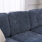 Canapé modulaire d'intérieur trois places simple et élégant