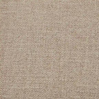 Lot de 2 fauteuils rembourrés avec boutons touffetés et oreiller lombaire beige/gris/bleu clair