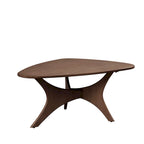 Table basse triangulaire en bois