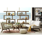 Table basse triangulaire en bois