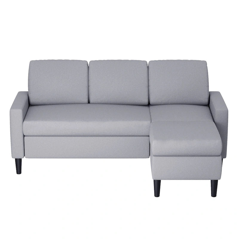 Canapé d'angle modulable 74", Petit canapé en L