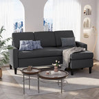 Canapé d'angle modulable 74", Petit canapé en L
