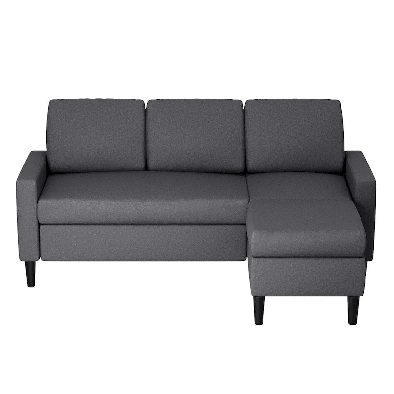 Canapé d'angle modulable 74", Petit canapé en L