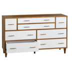 Commode Mid-Century Moderne à 8 tiroirs