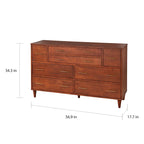 Commode Mid-Century Moderne à 8 tiroirs