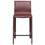 Tabouret de comptoir en cuir moderne