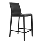 Tabouret de comptoir en cuir moderne