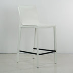 Tabouret de comptoir en cuir moderne