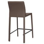 Tabouret de comptoir en cuir moderne