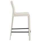 Tabouret de comptoir en cuir moderne
