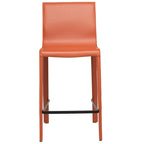 Tabouret de comptoir en cuir moderne