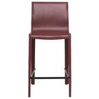 Tabouret de comptoir en cuir moderne