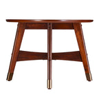 Table basse ovale en bois Rhoda Mid Century Modern