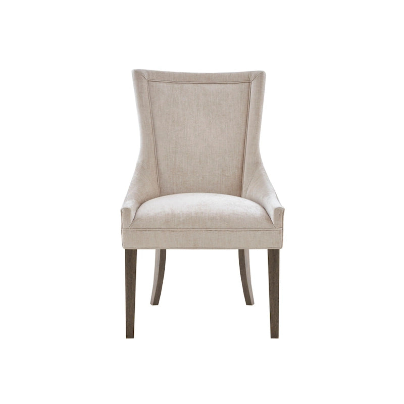 Chaises de salle à manger ultra rembourrées avec pieds en bois (lot de 2)