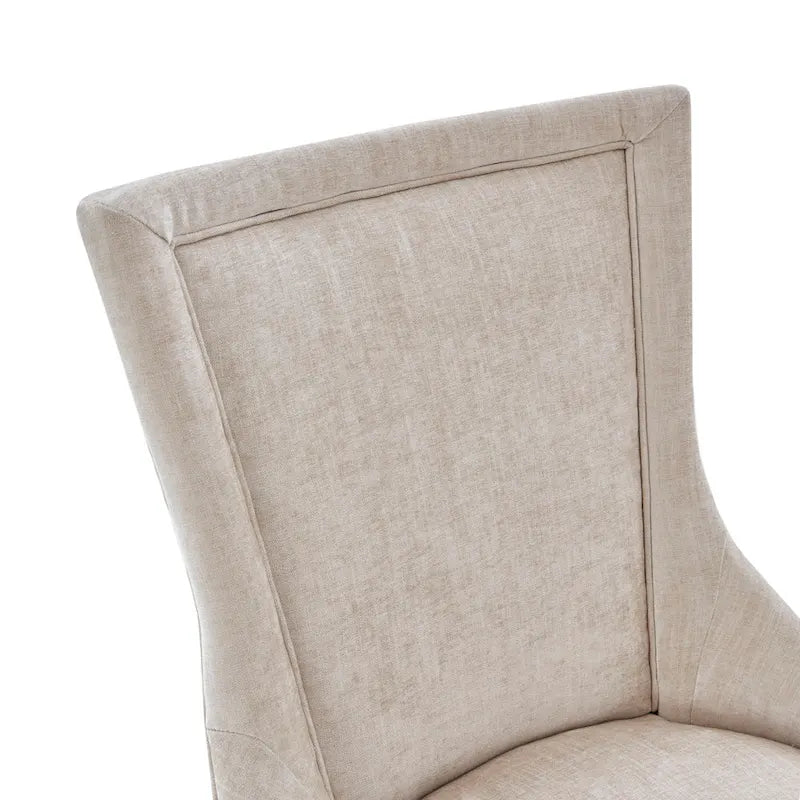 Chaises de salle à manger ultra rembourrées avec pieds en bois (lot de 2)