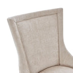 Chaises de salle à manger ultra rembourrées avec pieds en bois (lot de 2)