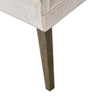 Chaises de salle à manger ultra rembourrées avec pieds en bois (lot de 2)