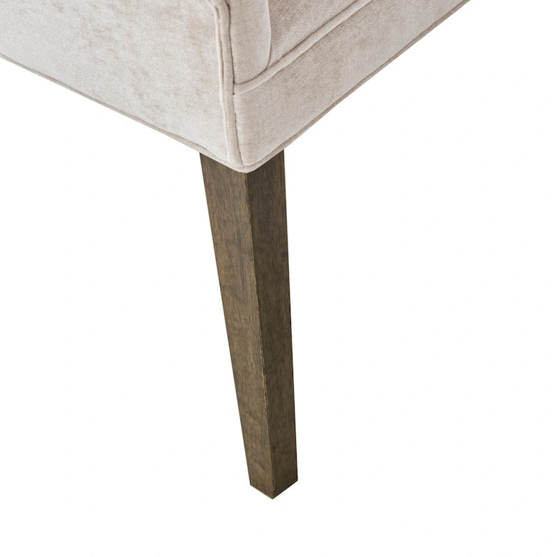 Chaises de salle à manger ultra rembourrées avec pieds en bois (lot de 2)