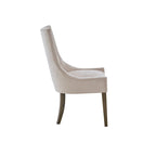 Chaises de salle à manger ultra rembourrées avec pieds en bois (lot de 2)