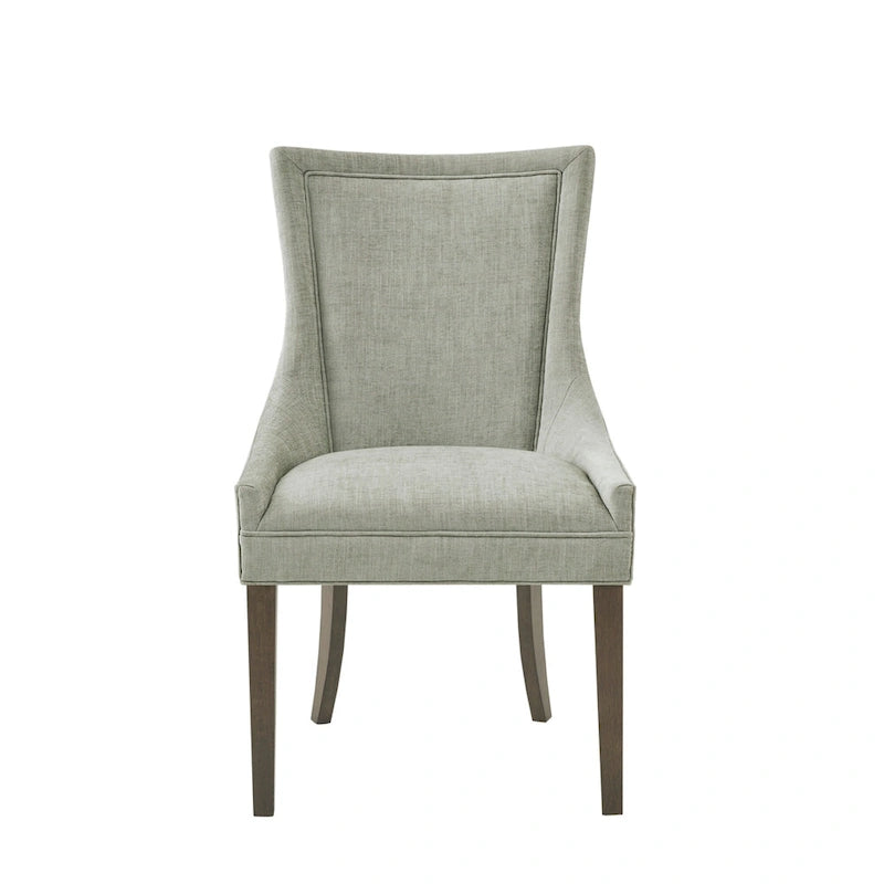 Chaises de salle à manger ultra rembourrées avec pieds en bois (lot de 2)