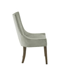 Chaises de salle à manger ultra rembourrées avec pieds en bois (lot de 2)