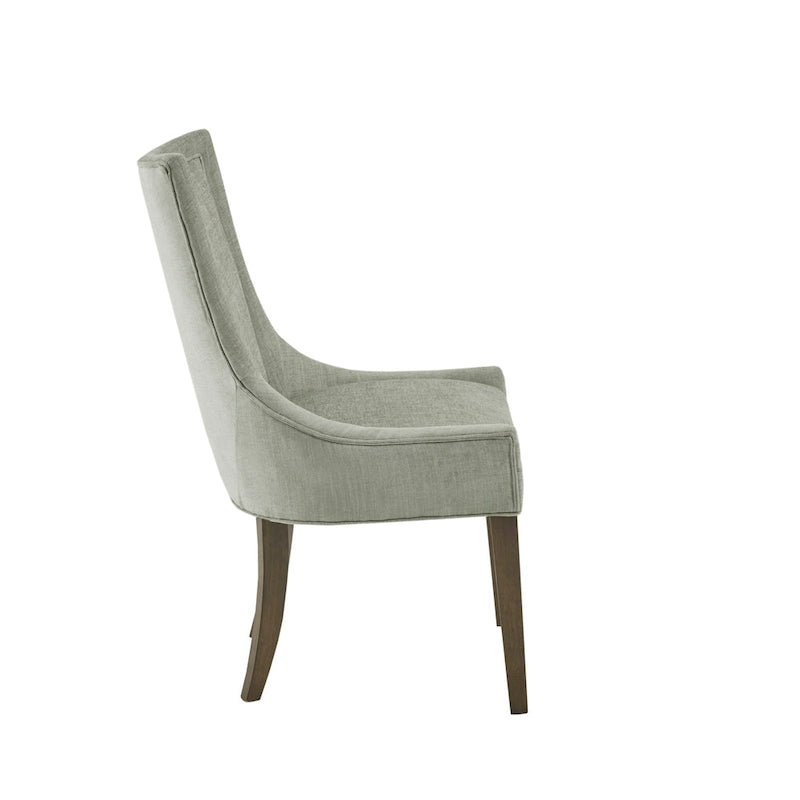 Chaises de salle à manger ultra rembourrées avec pieds en bois (lot de 2)