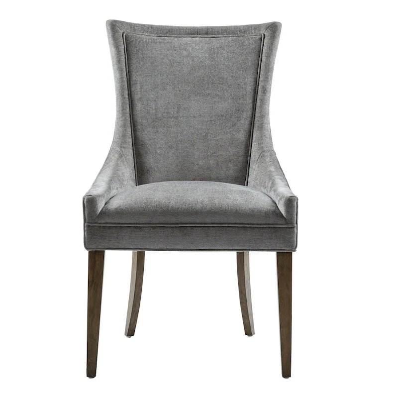 Chaises de salle à manger ultra rembourrées avec pieds en bois (lot de 2)