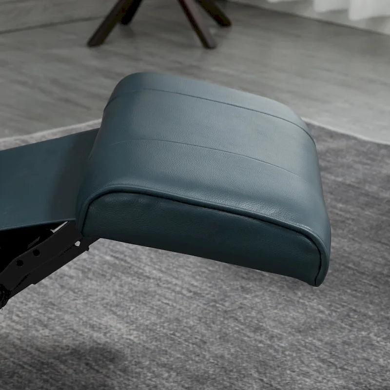 Ensemble de salle à manger rectangulaire au fini noyer foncé - Chaises à dossier incurvé