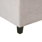 Banc de rangement capitonné