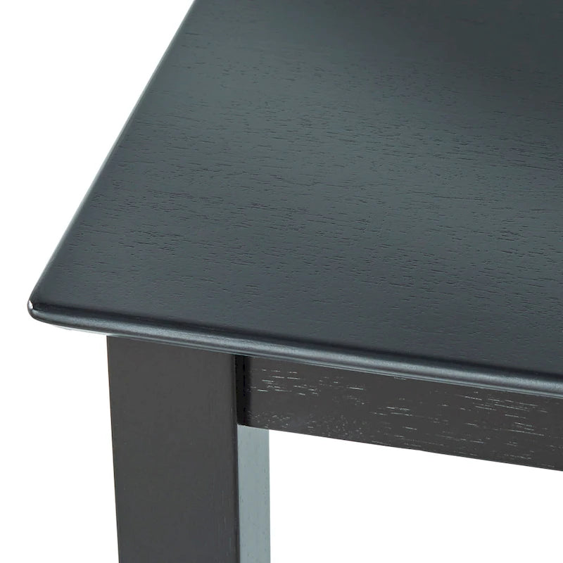 Ensemble table et chaises 5 pièces hauteur comptoir à dossier en X