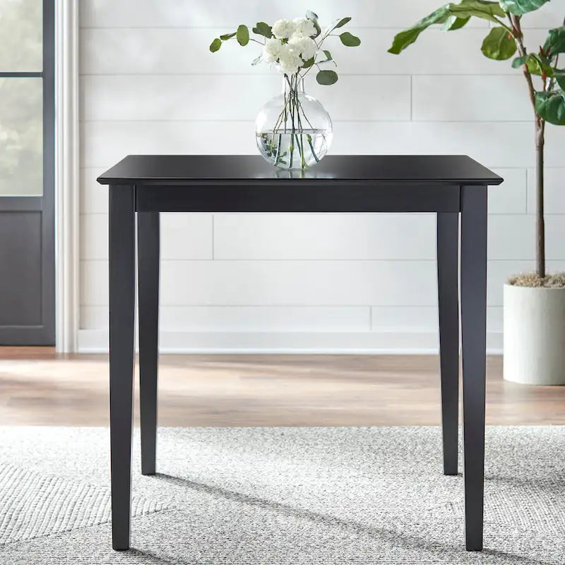 Ensemble table et chaises 5 pièces hauteur comptoir à dossier en X