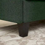 Canapé d'angle en forme de L de 86,22 po avec poches de rangement latérales