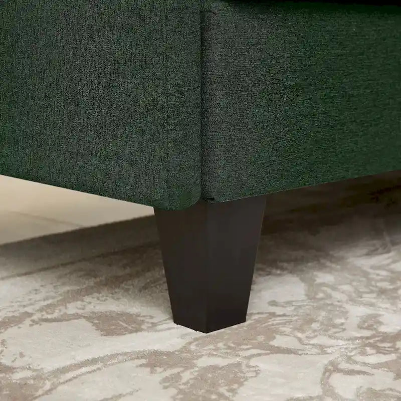 Canapé d'angle en forme de L de 86,22 po avec poches de rangement latérales