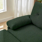 Canapé d'angle en forme de L de 86,22 po avec poches de rangement latérales