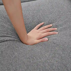 Canapé d'angle en forme de L de 86,22 po avec poches de rangement latérales