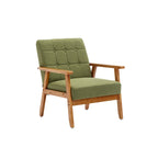 Chaise d'appoint en bois massif de style Mid-Century Modern, pour salon, chambre à coucher ou studio