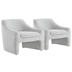Fauteuil d'appoint moderne surdimensionné