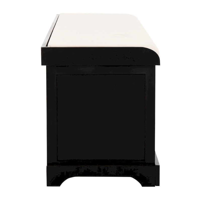 Banc de rangement gris/blanc - 47 x 16.1 x 19.9