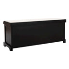 Banc de rangement gris/blanc - 47 x 16.1 x 19.9