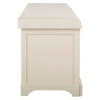 Banc de rangement gris/blanc - 47 x 16.1 x 19.9