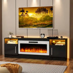 Meuble TV de 70 po avec foyer électrique de 36 po