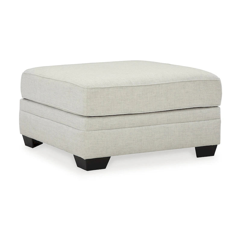 Pouf d'appoint surdimensionné Huntsworth gris