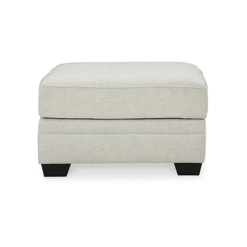 Pouf d'appoint surdimensionné Huntsworth gris
